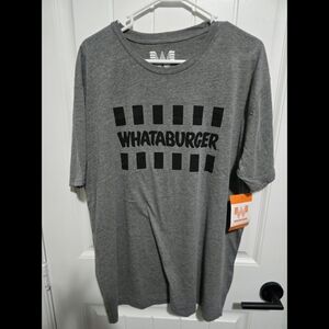 New Mens Womens Xl Whataburger Shirt Gray Blacl